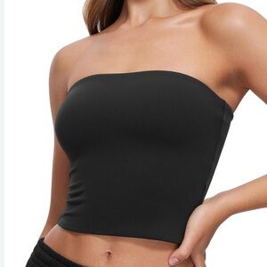 Aritzia Ten by Babaton Rogue Black Strapless Tube Top size XS